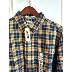 NEW Duluth Trading Co Free Swingin Flannel Relaxed Large Tall